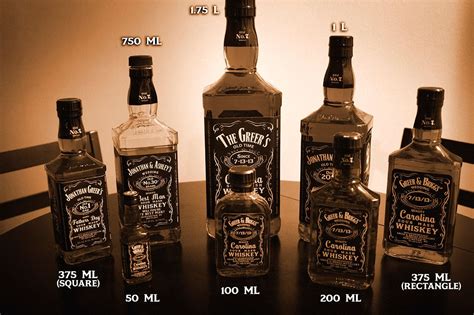 jack daniels bottle sizes